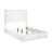 Brielle Modern Gloss White Geometric Panel Bed with Touch-Activated LED Headboard-1677800740