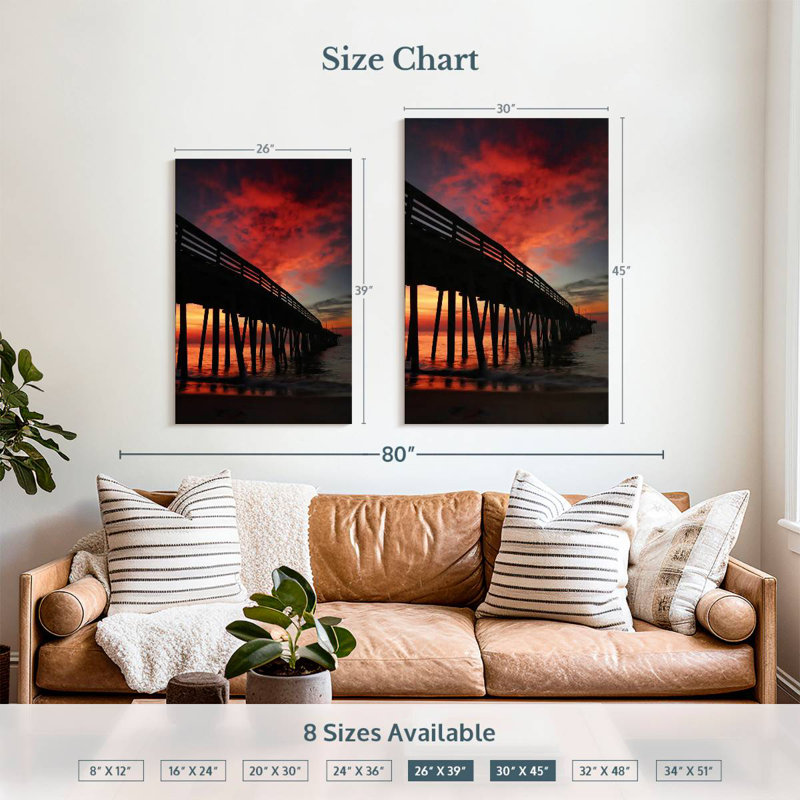 Aime Virginia Beach Boardwalk, 39" H x 26" W