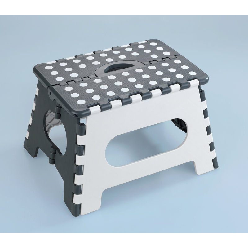 WENKO Folding stool Secura, Folding step stool, Extremely resilient Up to 350 Kg