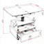 Table basse à hauteur réglable avec station de charge et tiroirs de rangement-1833019849