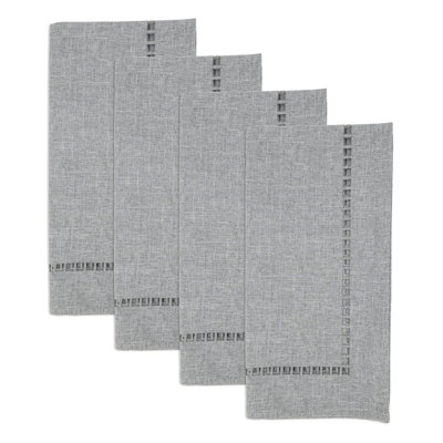 Laser-Cut Hemstitch Napkin (Set of 4)