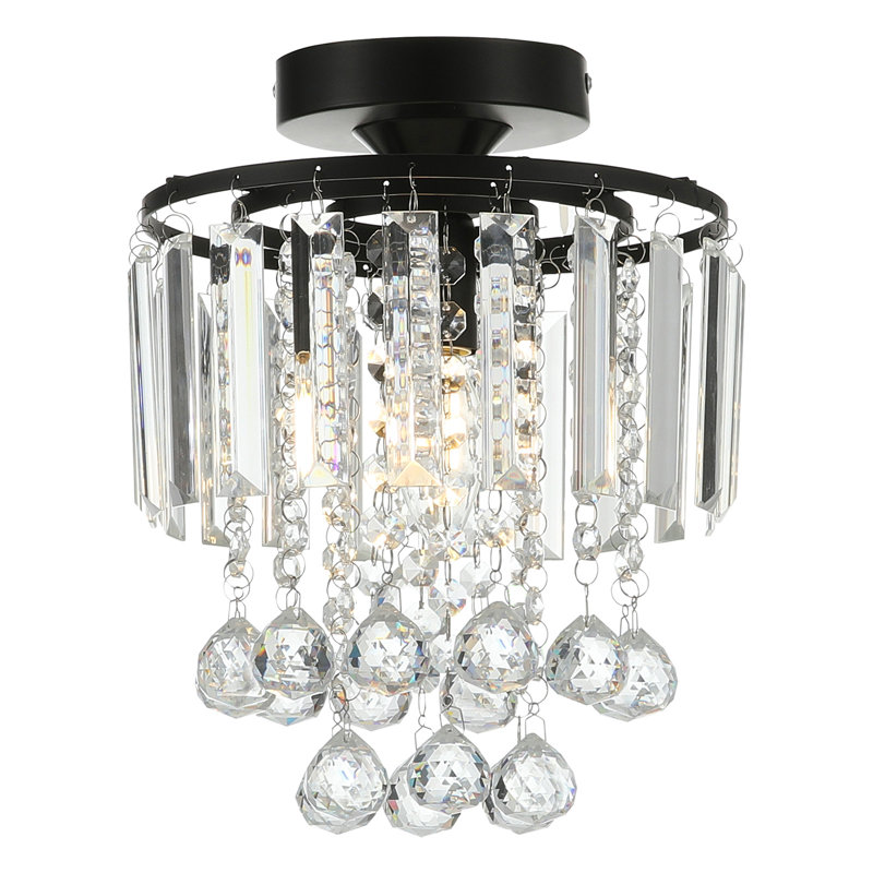 Unicoi Crystal Flush Mount, Black