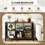 76cm H x 120cm W Metal Cube Bookcase