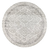 Zayan Moroccan Power Loom Performance Light Gray Rug