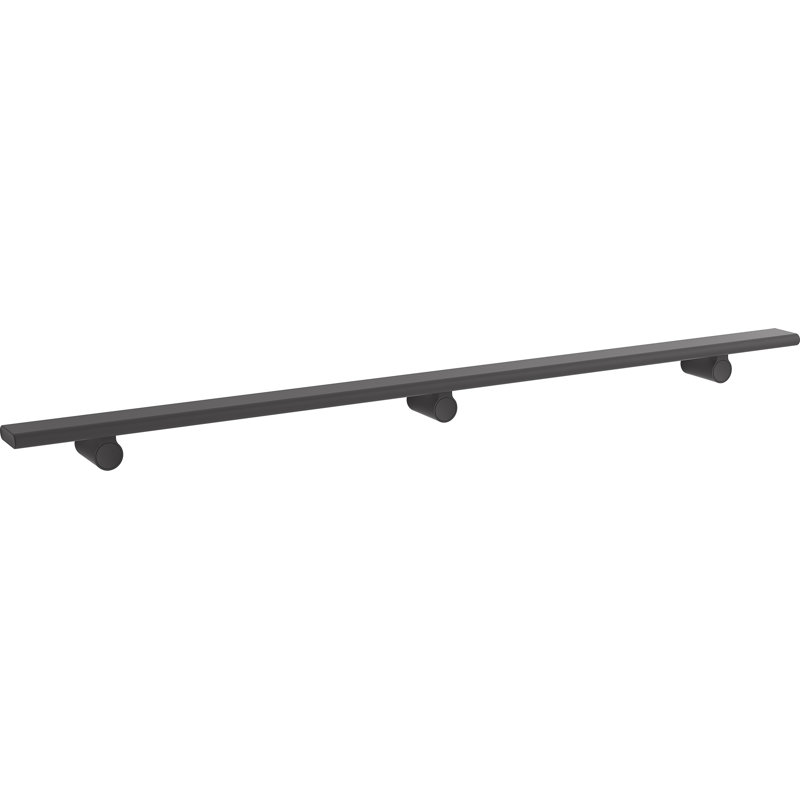 Choreograph Shower Shelf, Matte Black, 3.5" H x 40" W x 3.5" D