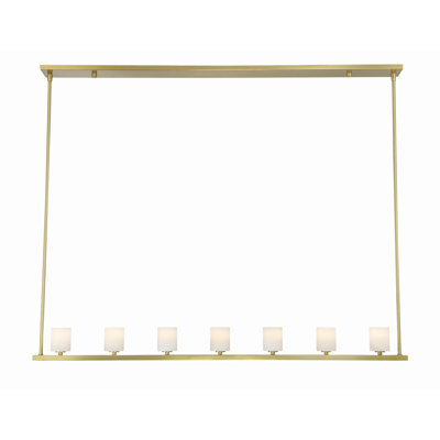 Rashana 7 - Light Dimmable Linear Chandelier