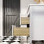 Fully Assembled 30''  Grey Freestanding Single Sink Bathroom Vanity With 2 Handle Sets And Engineered Marble Top-597835459-597835484