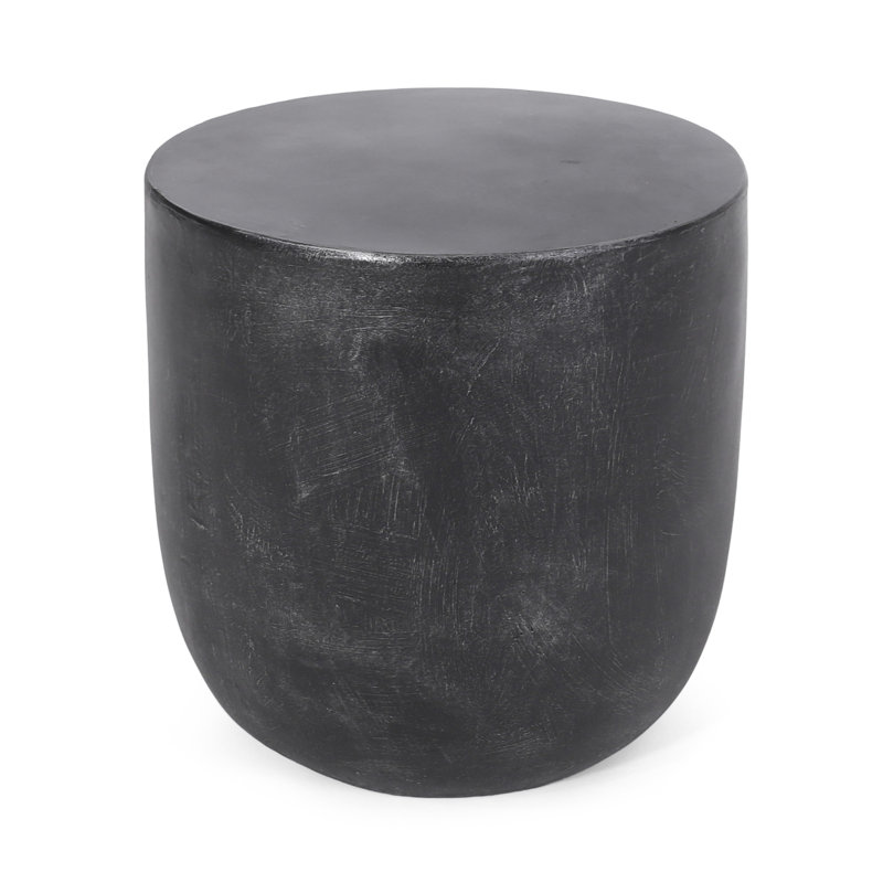 Table d'appoint d'extérieur en béton léger