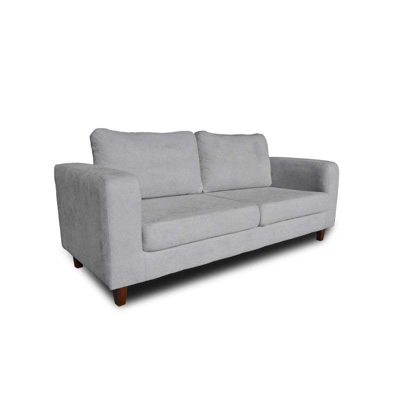 Bohlin 3 Seater Fabric Sofa, Silver