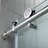44"- 48" W x 76" H Single Sliding Frameless Shower Door with 3/8"(10mm) Explosion-Proof Clear Tempered Glass, Stainless Steel Accessories-1718450528