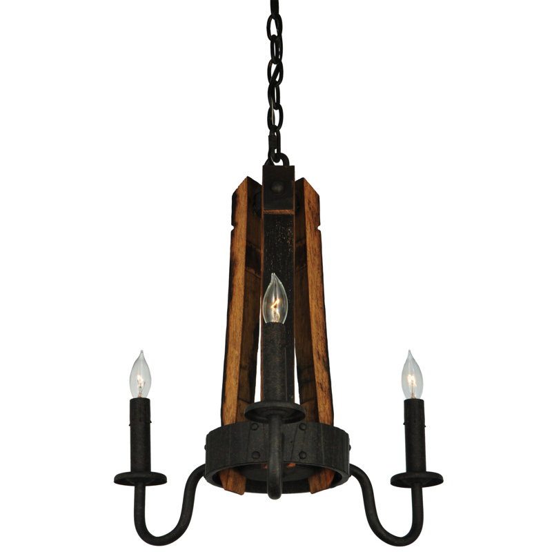 Rustic Lodge 3 - Light Chandelier