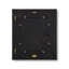 Mocha Check Enamel Wall Mirror