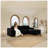 104.3" Modular Sectional Sofa, 2PC Free Combination Plush Corduroy Sectional Couch - No Assembly Required for Living Room, Bedroom, Apartment (Black)