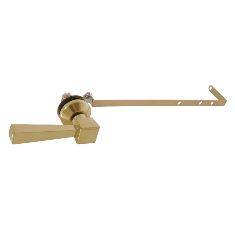 Levier de réservoir de toilette universel à fixation frontale ou latérale Kingston Brass, Brushed Brass