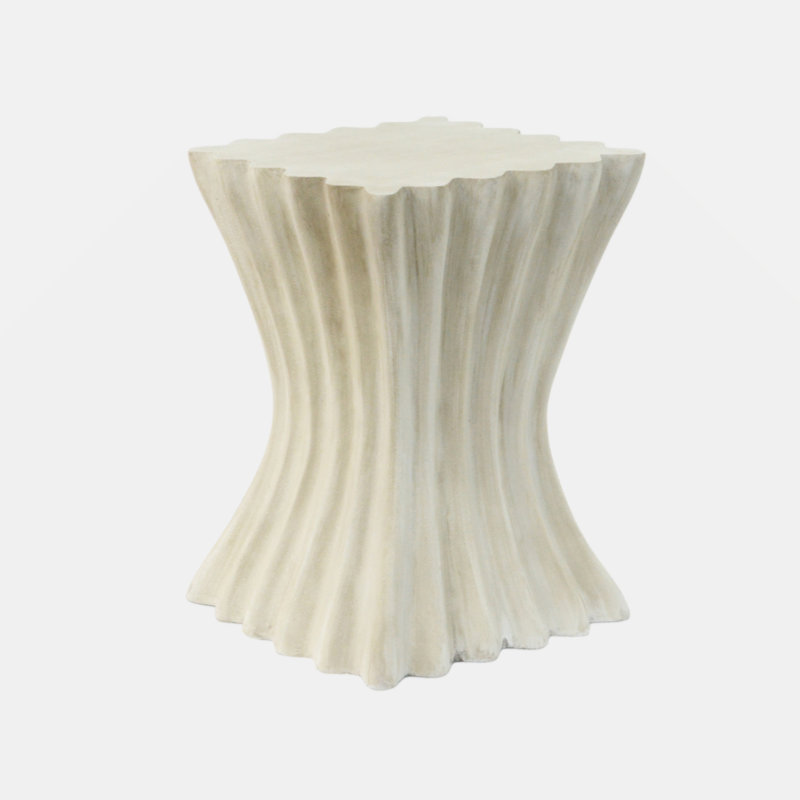 Mercer41 MGO Archaistic Wavy Side Table | Wayfair