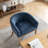 Modern Upholstered Barrel Dining Chairs-1026254870