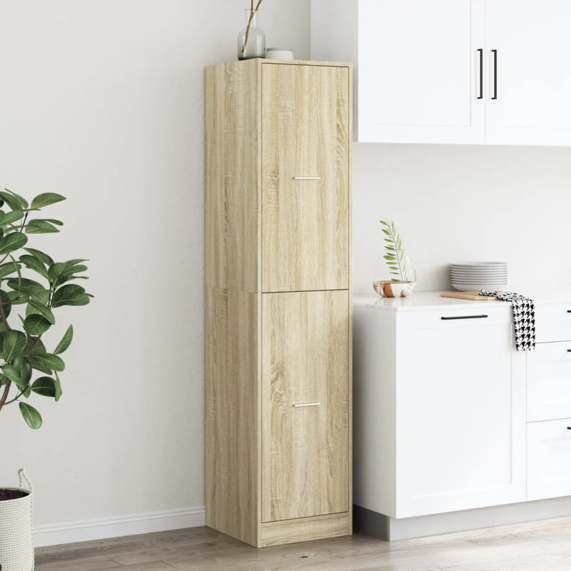 Roswita Bathroom Storage, Sonoma Oak