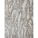 Abstract Area Rug in Gray/White