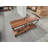Tashai 2-Tier Rectangular End Side Table with Semicircular Metal Legs-329926391-329927347