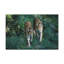 Couple de tigres qui sortent du bois, reproduction d'art mural-1223682392