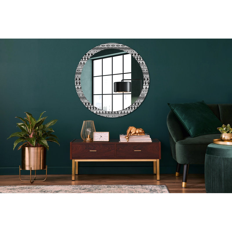 Huldar Glass Flat Wall Mirror