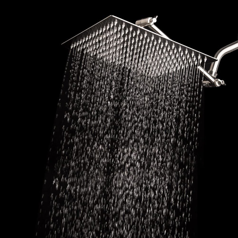 Pomme de douche fixe Rain, Brossé