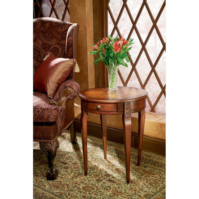 Amberwood End Table with Storage, Cherry