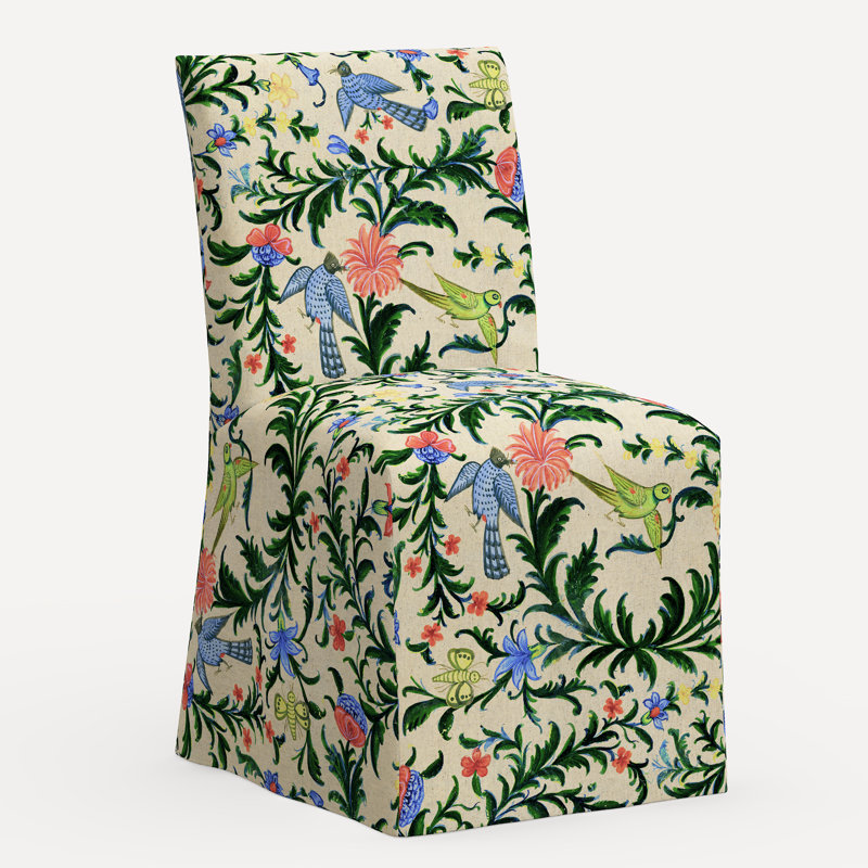 Sadia Slipcover Chair, Jr Trayi Multi Floral