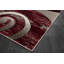 Tapis rouge / brun à motif abstrait Nekizia-1807692820