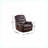 Recliners Zero Gravity Power Recliner with Massage, Heating, USB Ports, Phone Holder &amp; Side Pockets | Bonded Leather | Walnut Brown-1334666081