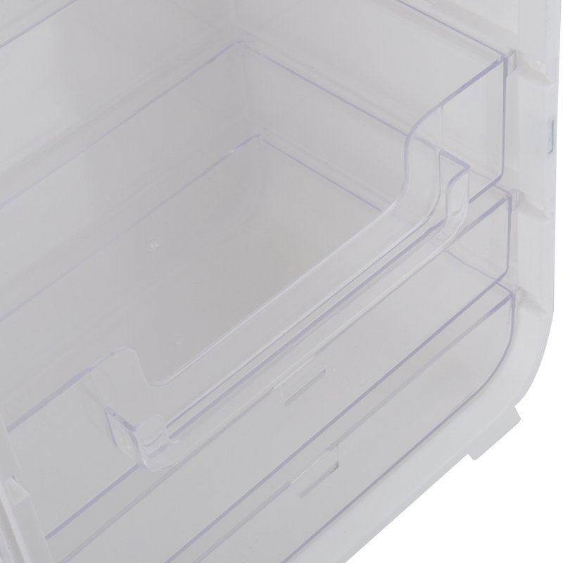 Ehren Plastic Makeup Organizer, White