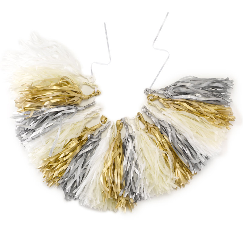 Bannière tassle en plastique tout simplement élégant