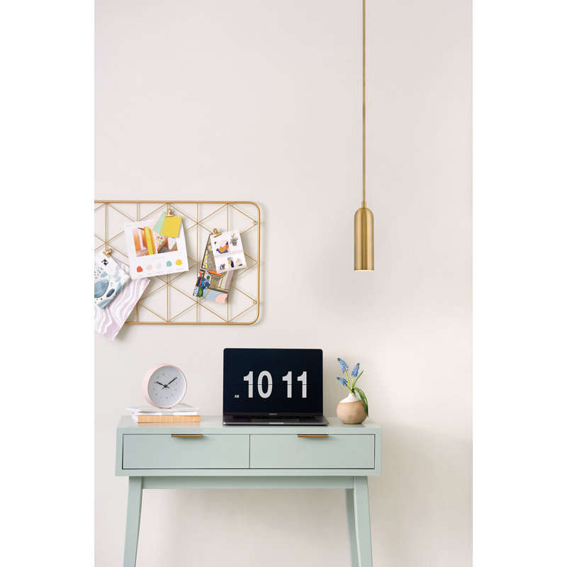 Arla 1 - Light LED Pendant, Heritage Brass