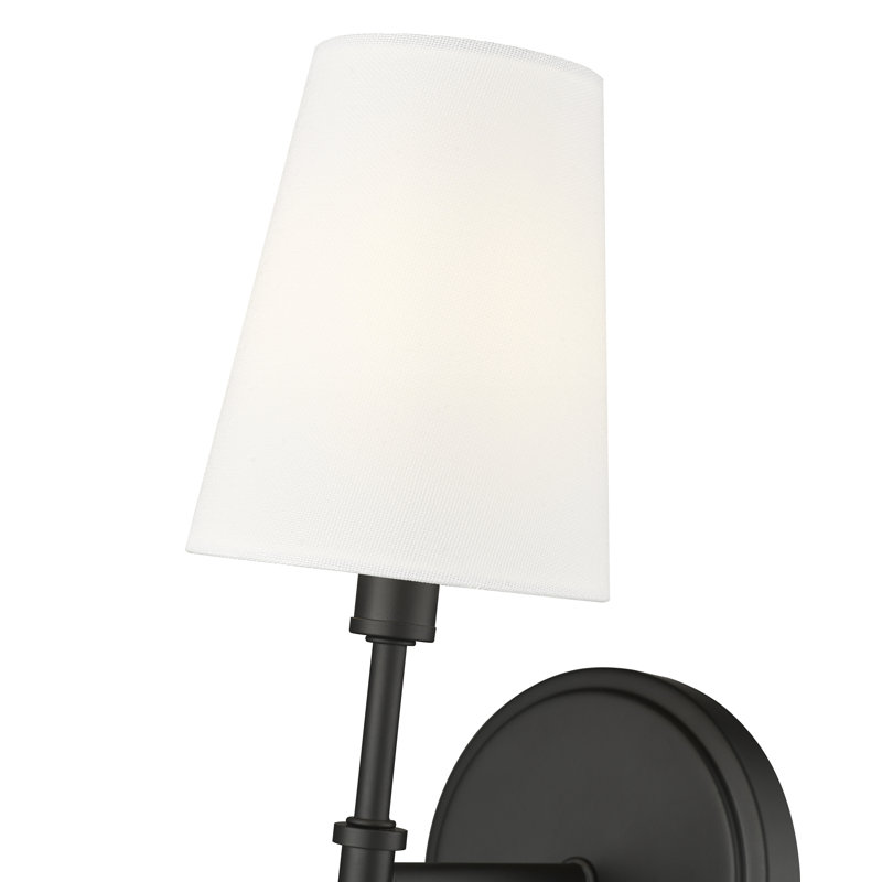 Adorra 15" High 1-Light Wall Sconce, Matte Black