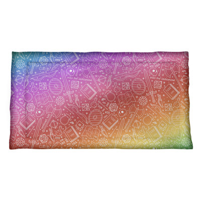 Taie décorative Katelyn Elizabeth Rainbow RPG