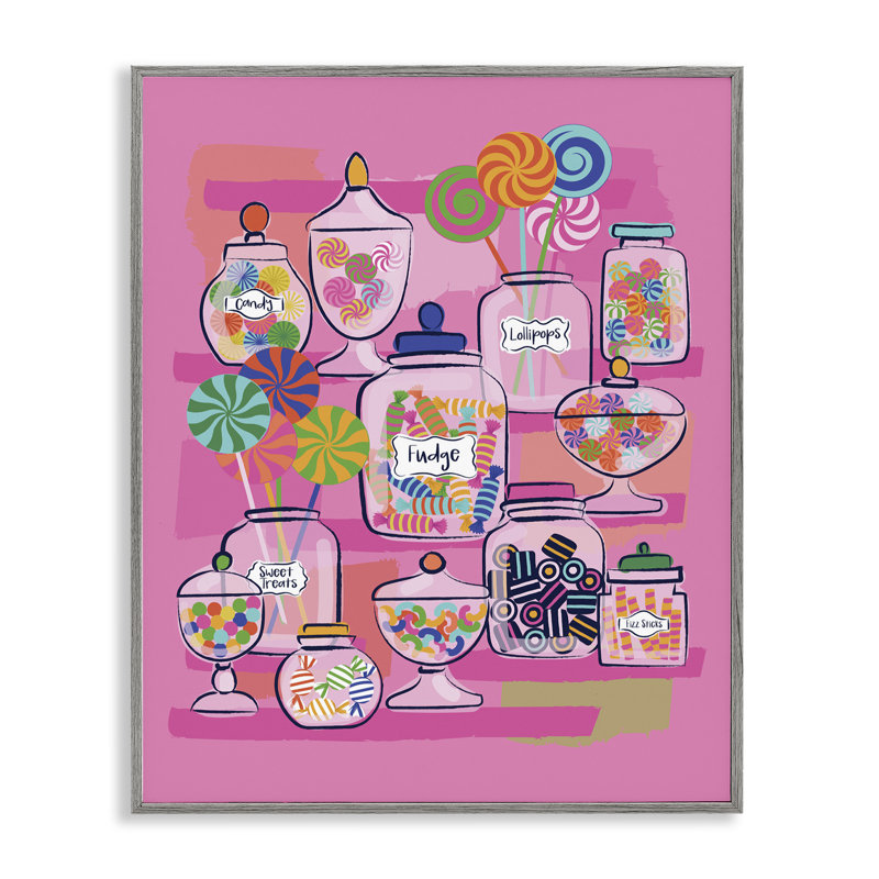 «Bright Candy Jars», art giclée par Lisa Perry White, H 30 po x l 24 po, Estampe numérique Farmhouse