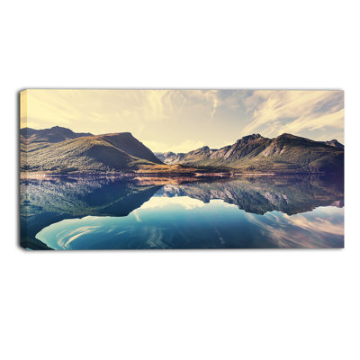 " Norway Summer Mountains Landscape " by Designart 2 - Pieces