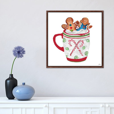 Gingerbread and a Mug Full of Cocoa I 1 Piece Painting on Canvas
