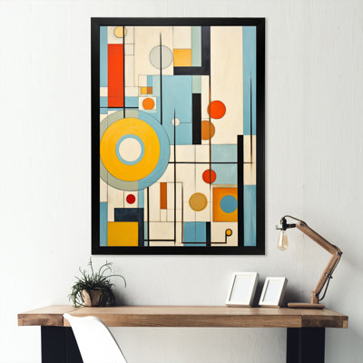 «Ilora Colorful Mid Century Mod Geometrics I», reproduction sur toile