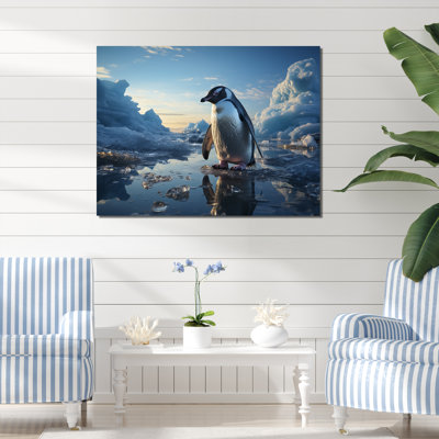 " Penguin Elegance In Snow I "