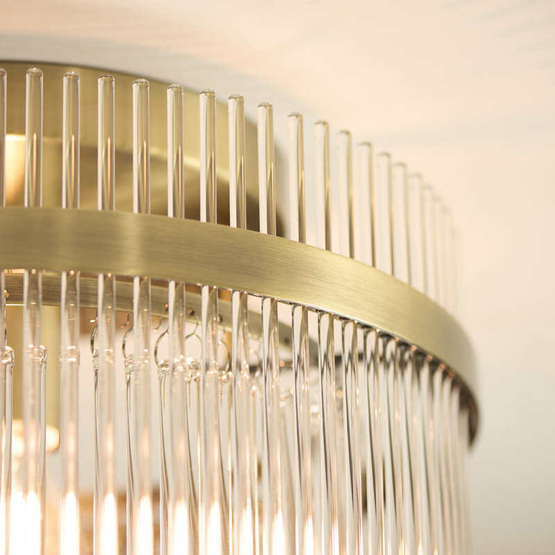 Clear Glass Flush Mount