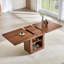 Table de salle à manger rectangulaire avec espace de rangement-1994729345