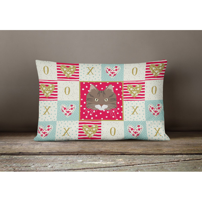  Coussin d'extérieur pour chat avec motif de chat norvégien