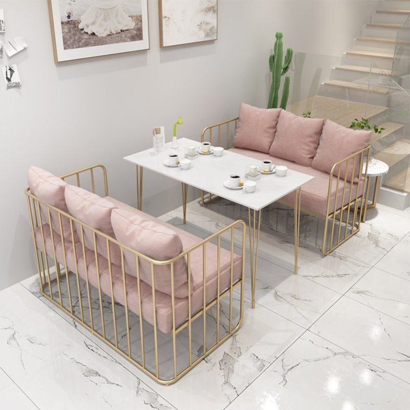 Banc de rangement Nordic Simple, Rose