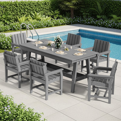 33.27"*22.24"HDPE Outdoor Dining Chairs