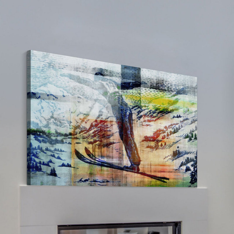«Flying» par Parvez Taj, impression sur toile tendue, H 40 po x l 60 po x P 1,5 po