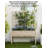 65" Tall Wooden Raised Garden Bed with Trellis and Stand – Elevated Planter Box with Liner for Outdoor, Patio, Balcony – Grow Vegetables, Flowers, Herbs – Freestanding Vertical Planter