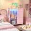 Gourley 5 Drawer LED Dresser with Mirror and Charging Station-2030963839