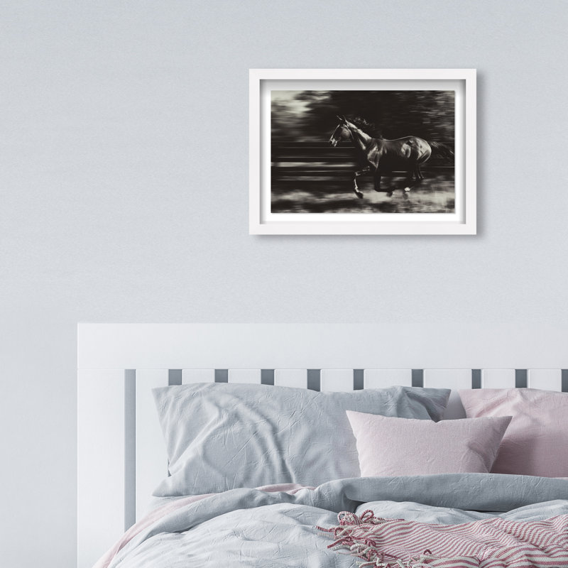 Velocity Unbound Print by Oliver Gal, 16.5"H x 11.5"W, White Shadowbox