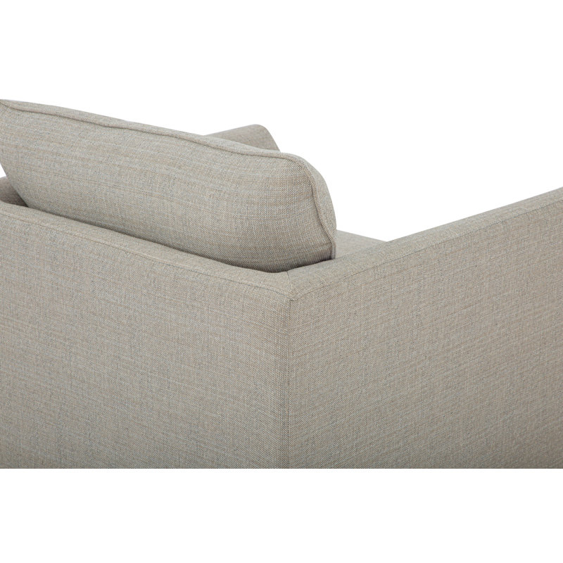 Brumfield Model 15 1-Seater, Venga Mole, Flax Performance Basketweave Polyester